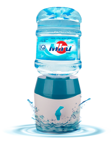 Nước tính khiết đóng bình Miru 18,9L  lít - Bình úp